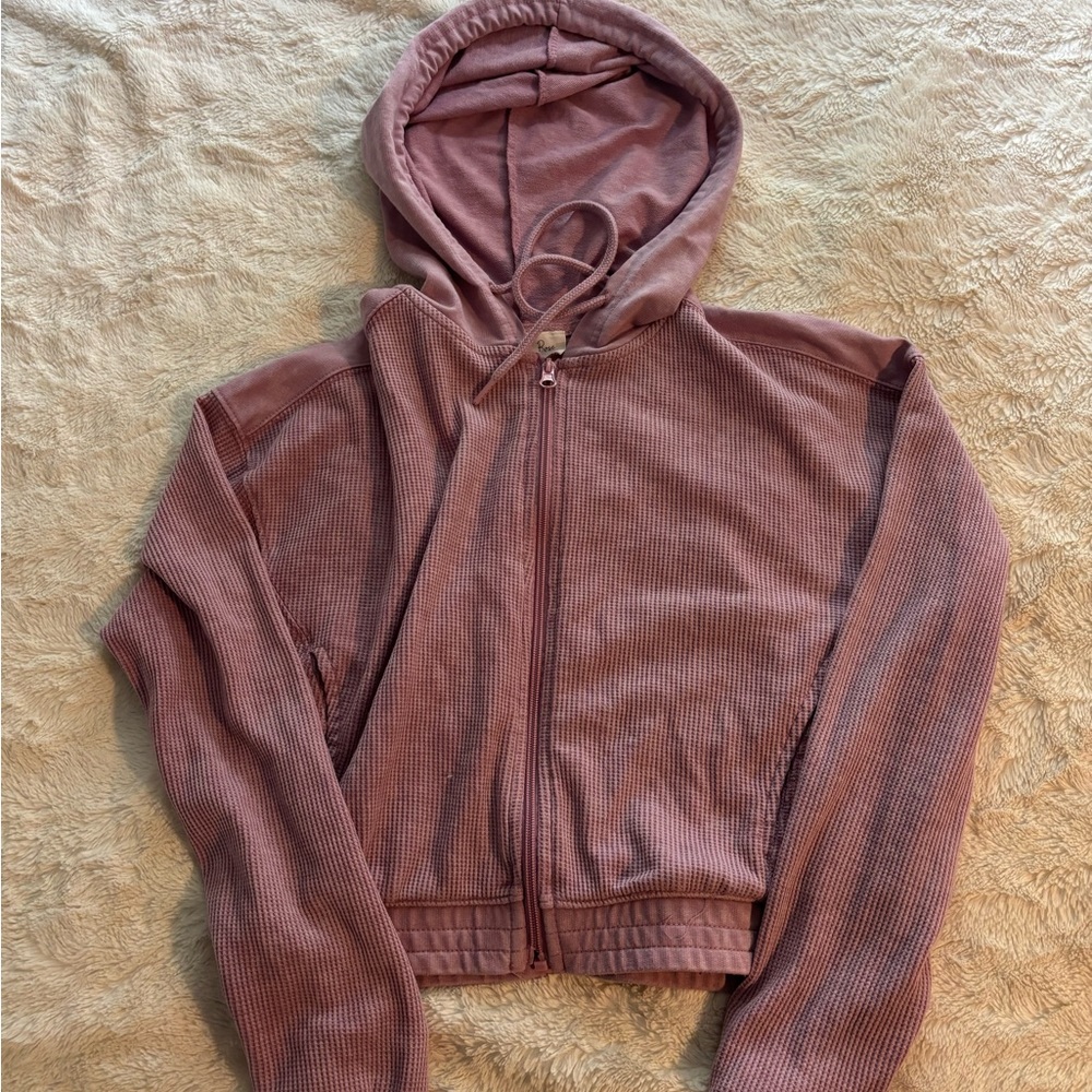 Hippie Rose Lavender Hooded Jacket